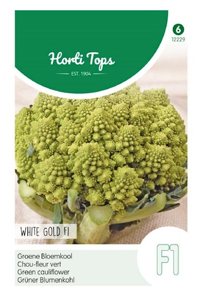 Karfiol zelený Romanesco. White Gold F1 cca 30 semien
